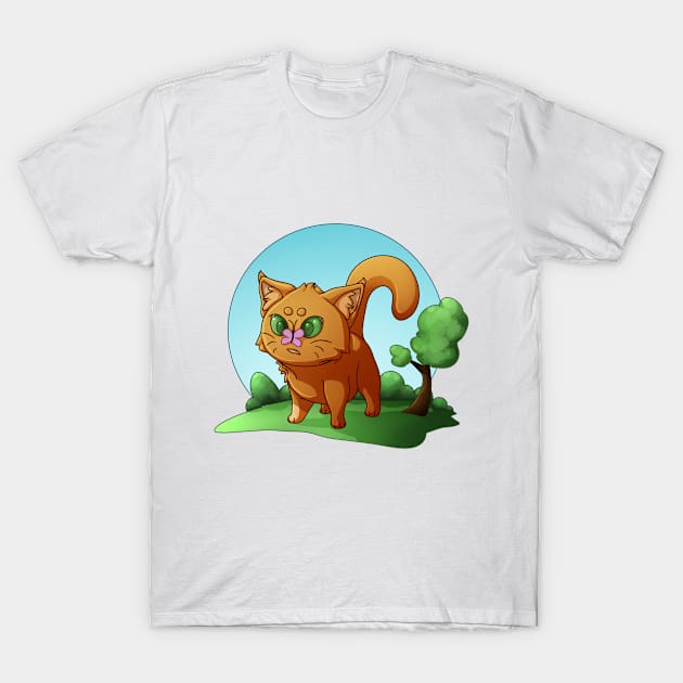 Squirrelflight and butterfly T-Shirt by HEllRas